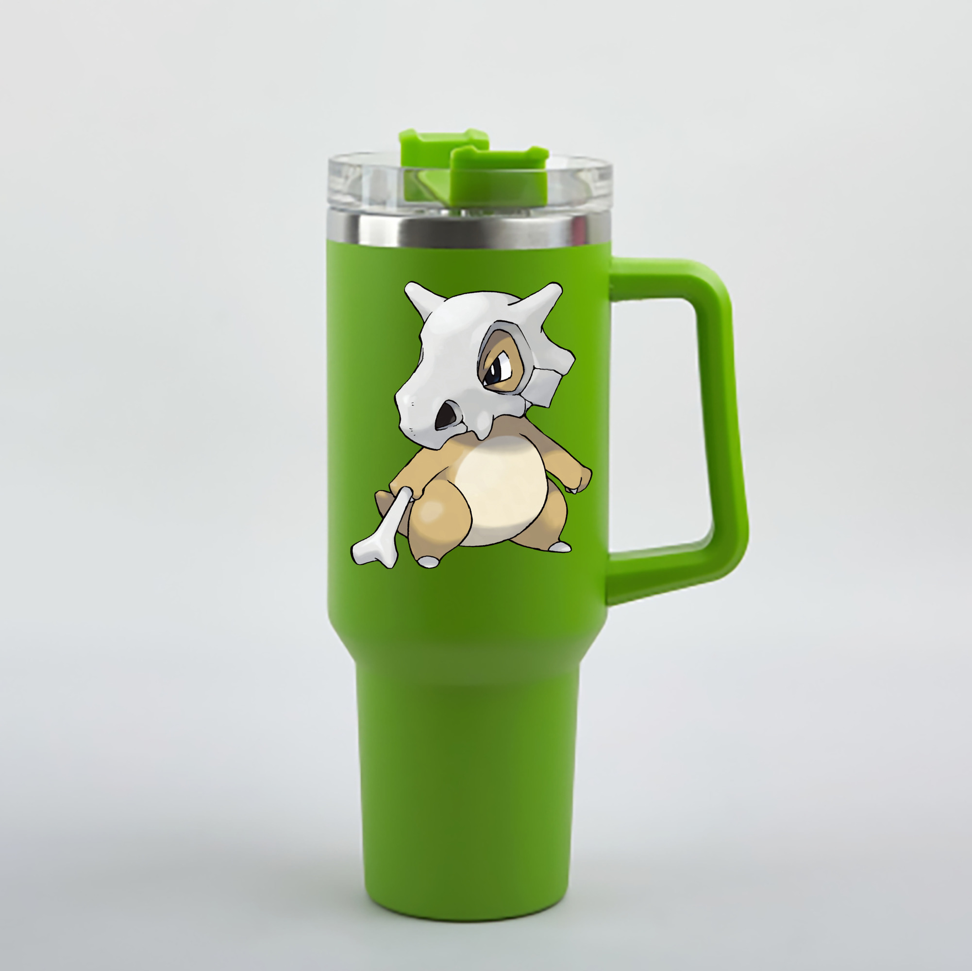 （画像用） ポケットモンスター Pokémon 1200mL車用タンブラー - クリスタルステッカー（プラスチックストロー付き）